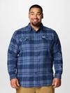 Men's Flare Gun™ Stretch Flannel - Big Collegiate Navy River Crossing Plaid