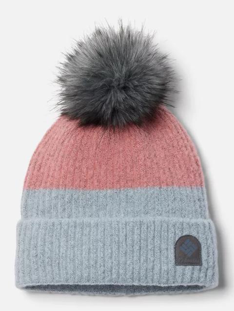 Winter Blur™ Pom Pom Beanie Cirrus Grey, Pink Agave