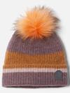 Winter Blur™ Pom Pom Beanie Basalt, Camel Brown