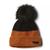 Winter Blur™ Pom Pom Beanie Black, Caramel