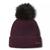 Winter Blur™ Pom Pom Beanie Black Cherry