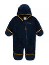 Infant Foxy Baby™ Sherpa Bunting Collegiate Navy,  Canyon Gold