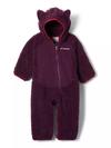 Infant Foxy Baby™ Sherpa Bunting Purple Dahlia, Pomegranate