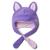 Toddler Tiny Animal™ Beanie II Grape Gum