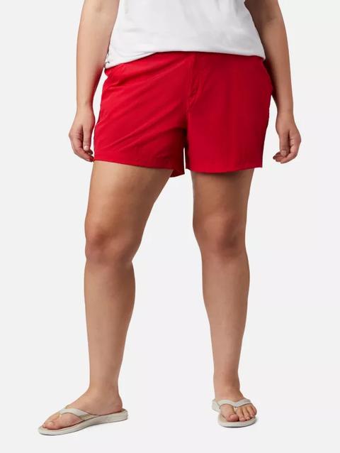 Women's PFG Coral Point™ III Shorts - Plus Size Red Lily