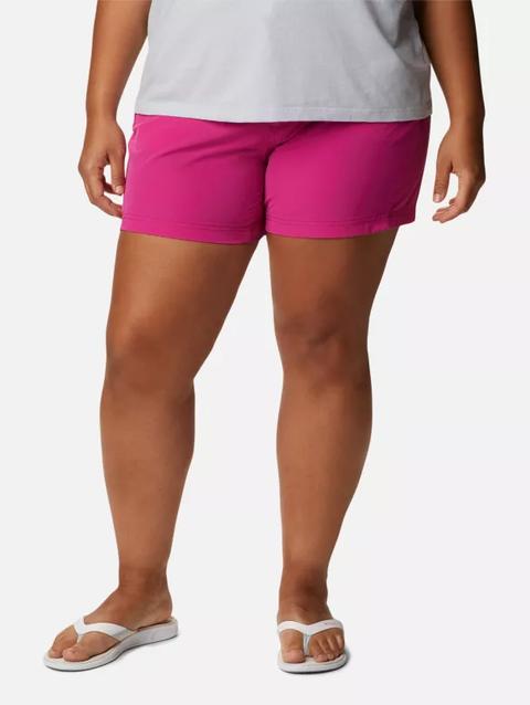 Women's PFG Coral Point™ III Shorts - Plus Size Wild Fuchsia