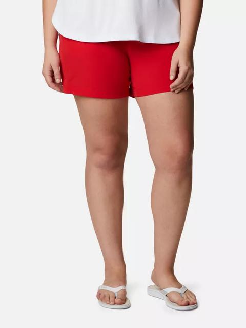 Women's PFG Coral Point™ III Shorts - Plus Size Red Spark