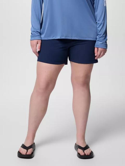 Women's PFG Coral Point™ III Shorts - Plus Size Collegiate Navy