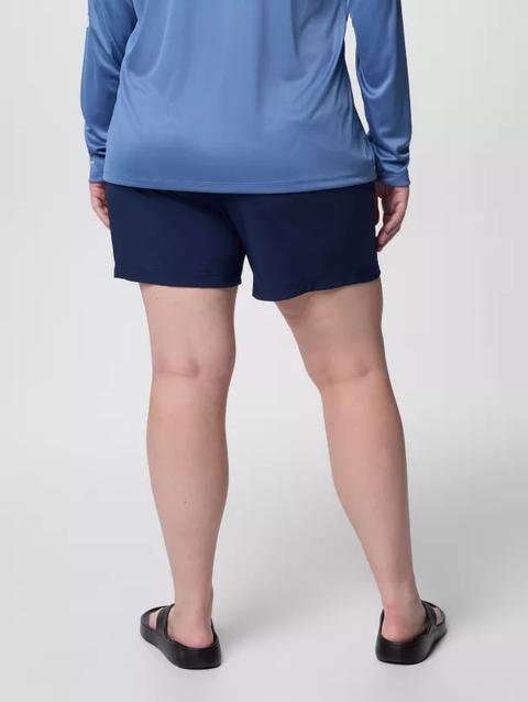 Women's PFG Coral Point™ III Shorts - Plus Size Collegiate Navy