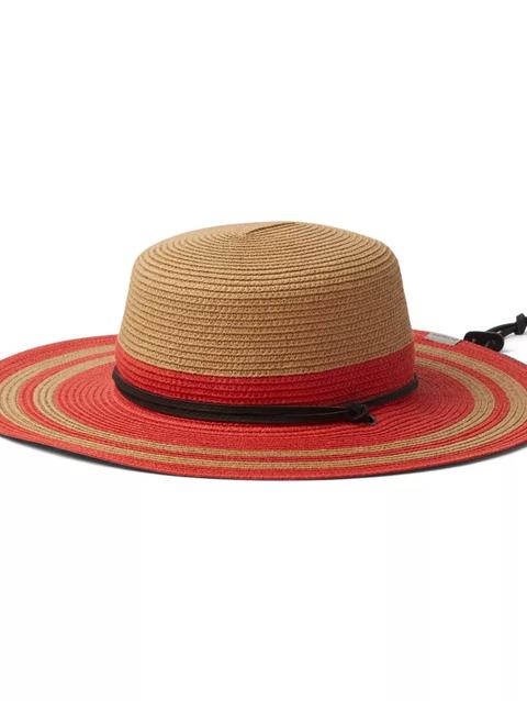 Women's Global Adventure™ Packable Hat II Straw, Dark Coral