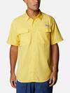 Men's PFG Blood and Guts™ IV Woven Short Sleeve Shirt Sun Glow