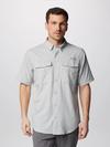 Men's PFG Blood and Guts™ IV Woven Short Sleeve Shirt Cool Grey