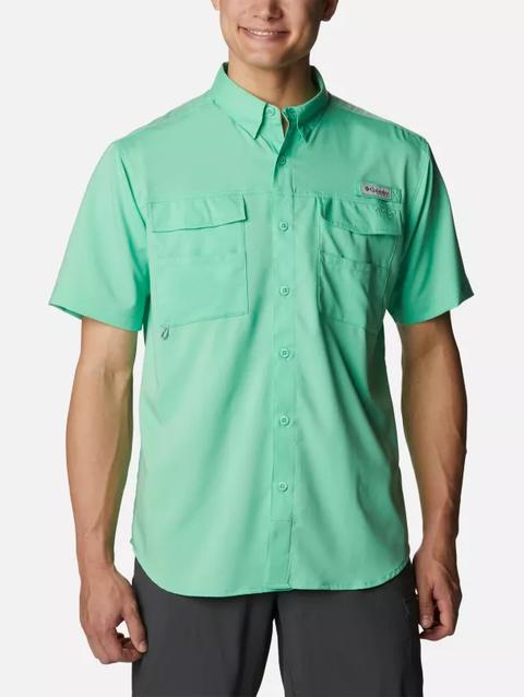 Men's PFG Blood and Guts™ IV Woven Short Sleeve Shirt Light Jade