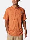 Men's PFG Blood and Guts™ IV Woven Short Sleeve Shirt Island Orange