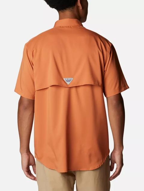 Men's PFG Blood and Guts™ IV Woven Short Sleeve Shirt Island Orange