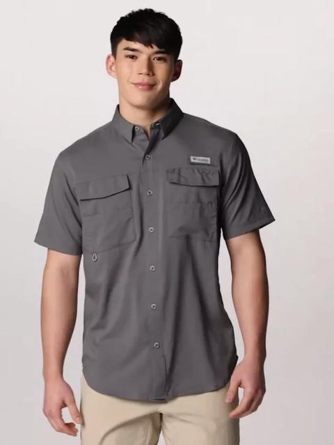 Men's PFG Blood and Guts™ IV Woven Short Sleeve Shirt City Grey