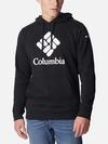 Men's Columbia Trek™ Hoodie - Tall Black, CSC Stacked Logo