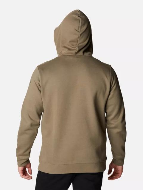 Men's Columbia Trek™ Hoodie - Tall Stone Green, Centered Gem Logo