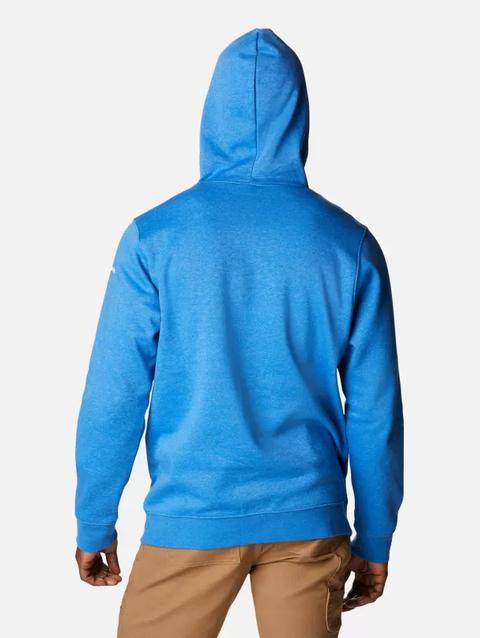 Men's Columbia Trek™ Hoodie - Tall Bright Indigo Hthr, CSC Stacked Logo