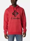 Men's Columbia Trek™ Hoodie - Tall Mountain Red Hthr, CSC Stacked Logo