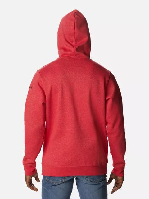 Men's Columbia Trek™ Hoodie - Tall Mountain Red Hthr, CSC Stacked Logo