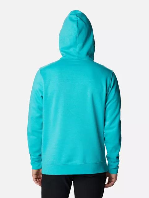 Men's Columbia Trek™ Hoodie - Tall Bright Aqua Heather, CSC Sleeve Logo