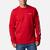 Men's Columbia Trek™ Crew Sweatshirt Mountain Red, CSC Sleeve Logo