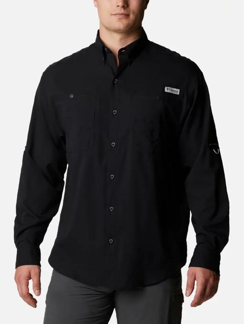 Men’s PFG Tamiami™ II Long Sleeve Shirt - Tall Black