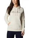 Women's Columbia Trek™ Graphic Hoodie Chalk, Script Logo