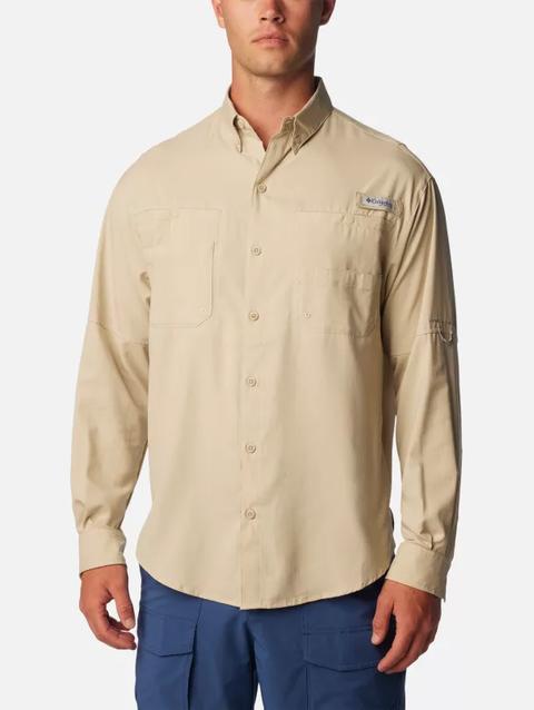 Men’s PFG Tamiami™ II Long Sleeve Shirt - Tall Fossil