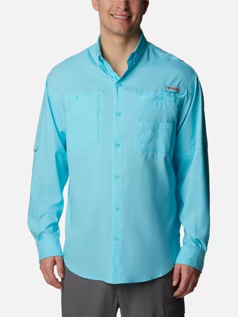 Men’s PFG Tamiami™ II Long Sleeve Shirt - Tall Opal Blue