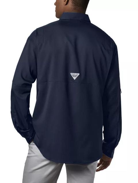 Men’s PFG Tamiami™ II Long Sleeve Shirt - Tall Collegiate Navy