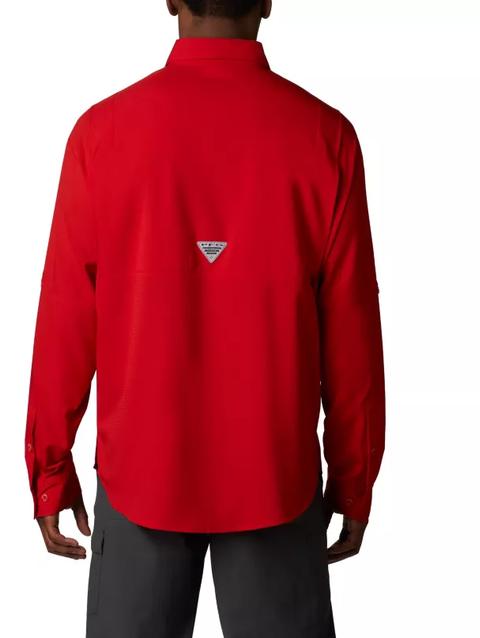 Men’s PFG Tamiami™ II Long Sleeve Shirt - Tall Red Spark