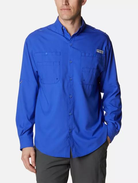 Men’s PFG Tamiami™ II Long Sleeve Shirt - Tall Tanzanite