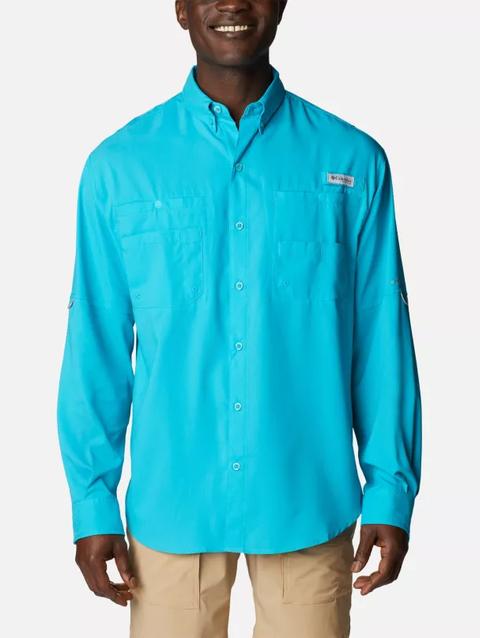 Men’s PFG Tamiami™ II Long Sleeve Shirt - Tall Ocean Teal