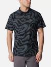 Men's Thistletown Hills™ Polo Black, Snowdrifts Print