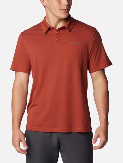 Men's Thistletown Hills™ Polo Warp Red Heather