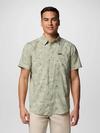 Men's Utilizer™ Printed Woven Short Sleeve Shirt Safari Yarrow Mirage