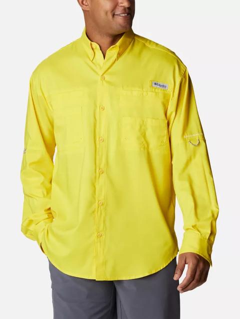 Men’s PFG Tamiami™ II Long Sleeve Shirt - Tall Laser Lemon