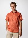 Men's Utilizer™ Printed Woven Short Sleeve Shirt Tuscan Sundot Tonal