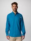 Men’s PFG Tamiami™ II Long Sleeve Shirt - Tall Blue Echo