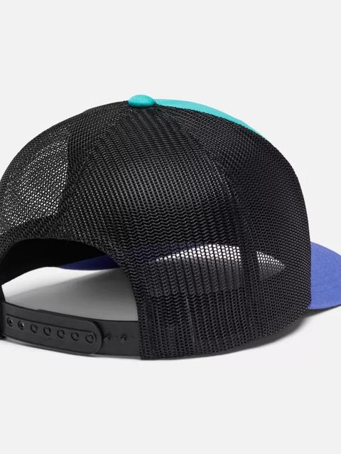 Columbia Tree Flag™ Mesh Snapback Bright Aqua, Black, Purple Lotus