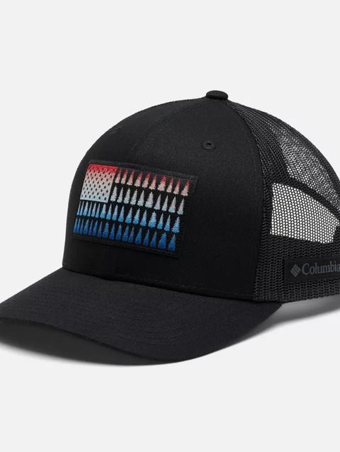 Columbia Tree Flag™ Mesh Snapback Black, Sky Blue