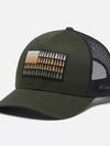 Columbia Tree Flag™ Mesh Snapback Greenscape, Black