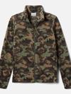 Boys' Castle Dale™ Printed Full Zip Fleece Cypress Camo