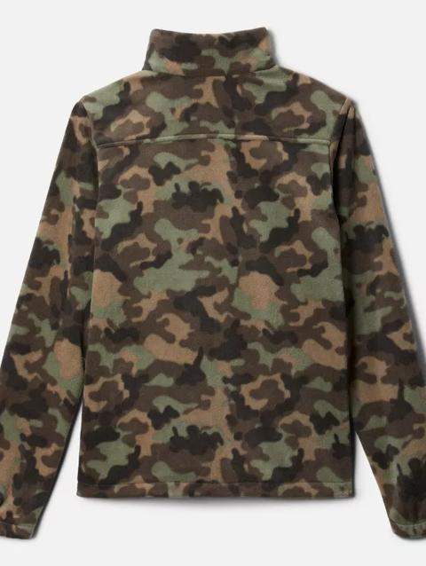 Boys' Castle Dale™ Printed Full Zip Fleece Cypress Camo