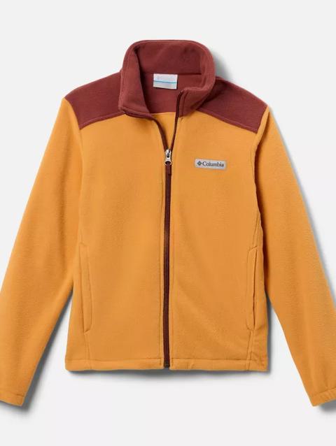 Boys' Castle Dale™ Full Zip Fleece Jacket Sunstone, Spice