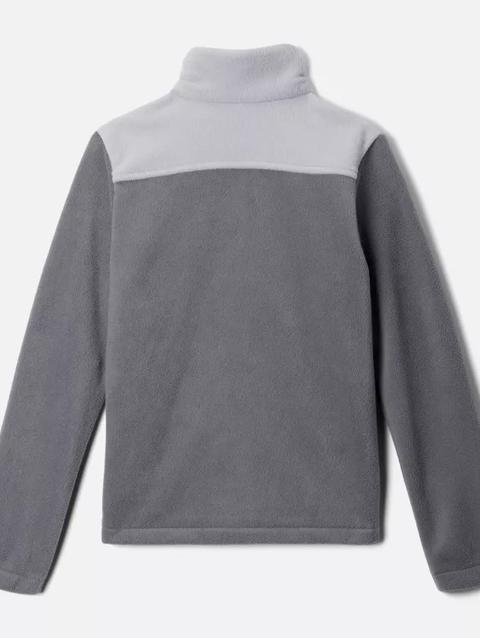 Boys' Castle Dale™ Full Zip Fleece Jacket City Grey, Columbia Grey