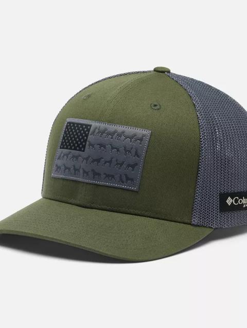 PHG Game Flag™ Mesh Ball Cap Surplus Green, City Grey, Dog Flag