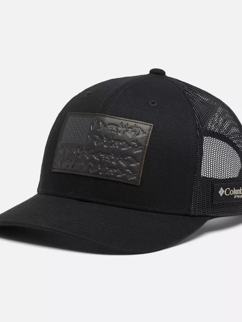 PHG Leather Game Flag™ Snap Back Cap- High Crown Black